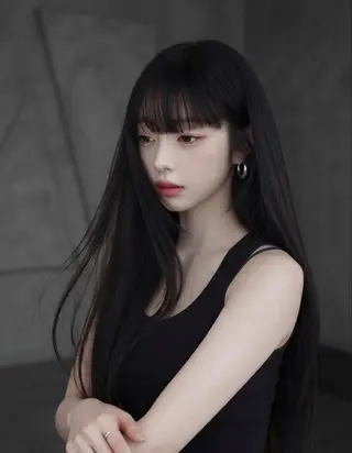 ロング 村山 豪歩のヘアスタイル