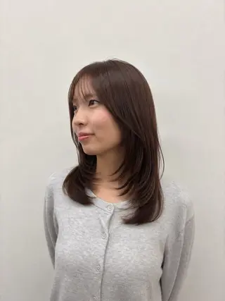 ミディアム カラー 🐈アヤノ/レイヤー /ハッシュカット🐈のヘアスタイル