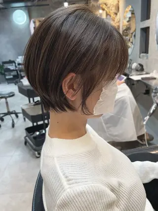 ショート カラー 内藤　宏紀 tidasmileのヘアスタイル
