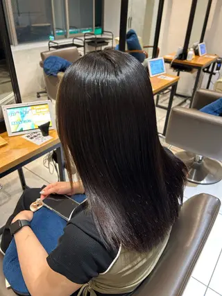 セミロング 透明感カラー/ Ⓜ️めぐみのヘアスタイル
