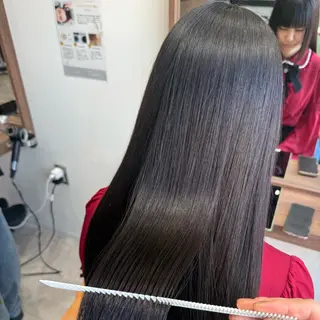 ロング ルナ🫐縮毛矯正 🫐髪質改善のヘアスタイル