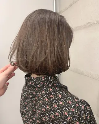 カラー 透明感カラー✂︎ /縮毛矯正/YUKAのヘアスタイル