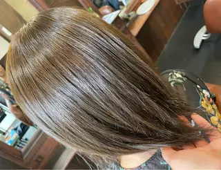ミディアム カラー ヘアアレンジ Hikari /京都駅美容室のヘアスタイル