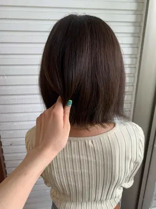 ショート 🪿透明感/艶カラー ﾜﾀﾅﾍﾞｱｵｲのヘアスタイル