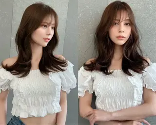 セミロング カラー ✨艶感カラー✨/ Tomoharuのヘアスタイル