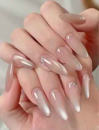 ネイル Aura  Nail 長さだし/パラジェルのネイルデザイン