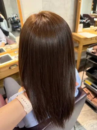 ミディアム Afinar 乃空 パーマ✨️🌀のヘアスタイル
