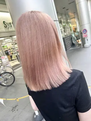 ミディアム カラー 鍋島 平のヘアスタイル