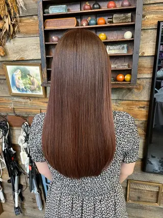 ロング カラー 川崎 かなでのヘアスタイル