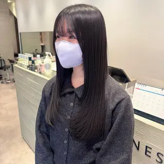 ロング NATSUNO ✮ボブ/縮毛矯正のヘアスタイル