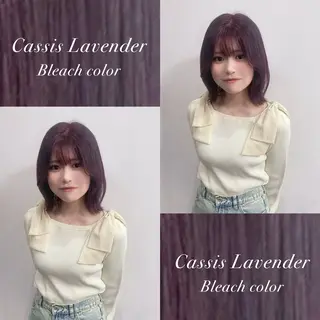 ショート カラー ルプラボウ/ 聖花/透明感カラーのヘアスタイル