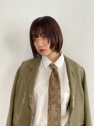 ショート ボブ/レイヤー /河内温太のヘアスタイル
