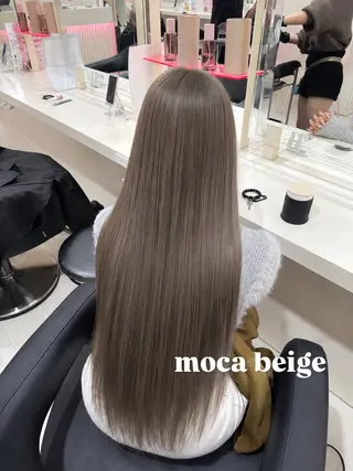 ロング カラー 🤍韓国大人っぽ ベージュMAI🤍のヘアスタイル