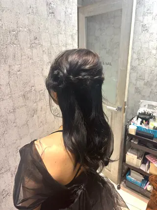 セミロング ヘアアレンジ 透明感ダブルカラー/ レイヤー💕miyuのヘアスタイル