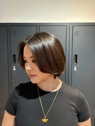 ショート 🌊インナーカラー 🐬櫻井海星のヘアスタイル