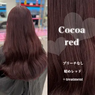 ロング カラー 韓国風艶髪🎀 暖色カラー🤍のヘアスタイル