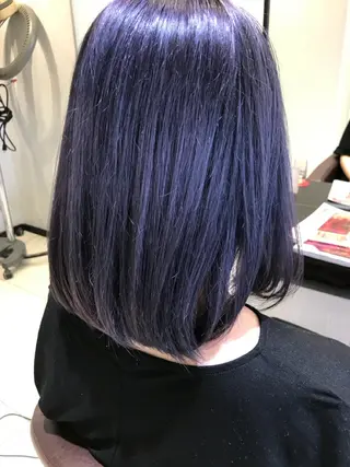 セミロング EARTH岩楯 優貴のヘアスタイル