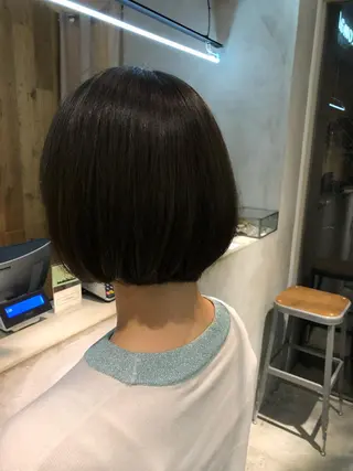 ミディアム カラー 白髪ぼかし/ショート /ミニボブだいじのヘアスタイル