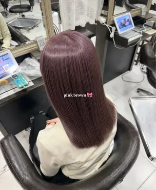 セミロング レイヤーカット 艶髪🎀HINATAのヘアスタイル