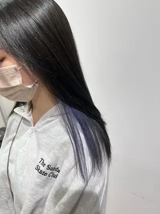ロング カラー 透明感カラー 板橋 島村美咲のヘアスタイル