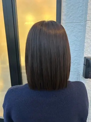 ミディアム カラー 韓国風透明感カラー✨ 播磨茉侑のヘアスタイル