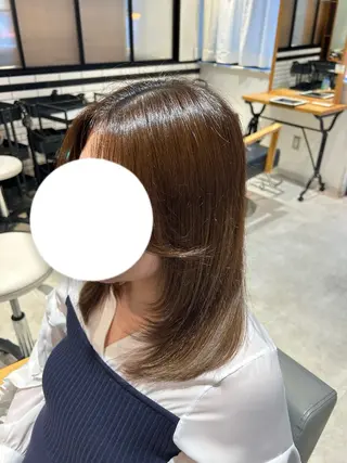 セミロング miho .のヘアスタイル