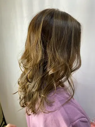 セミロング 長濱 俊のヘアスタイル