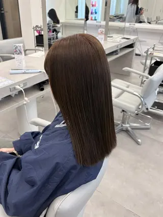 セミロング カラー 🍀透明感ナチュラル カラー🍀じゅんのヘアスタイル