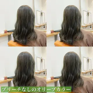 セミロング カラー navile原宿 yumaのヘアスタイル