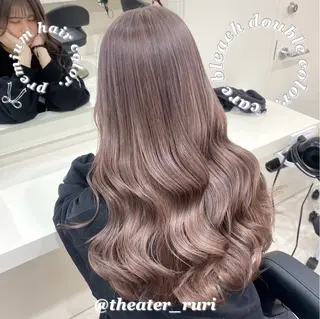 ロング カラー ふわっと抜け感🫧 ブラウンベージュ🤎のヘアスタイル