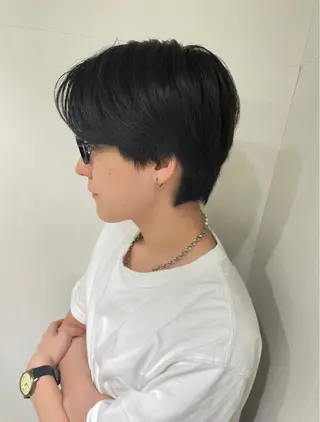 ショート メンズ ☘️艶カラー✨ トリートメント/栞南のヘアスタイル
