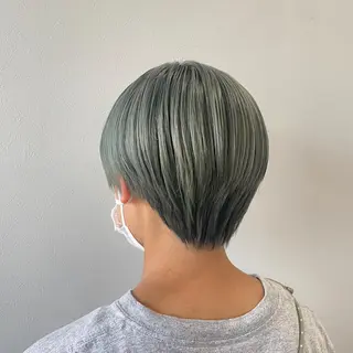 ショート カラー 西尾美容室libuR Ryokaのヘアスタイル