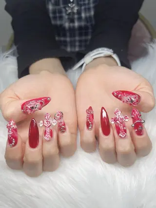 ネイル Lee Nails チップ長さだし専門店のネイルデザイン