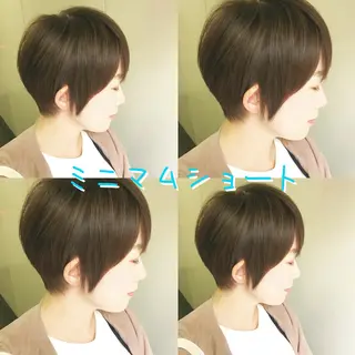 ショート カラー 大人女性ショート専門 tomodaのヘアスタイル