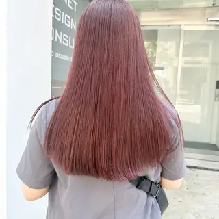 ロング カラー 縮毛/透明感カラー Mariamu🫧のヘアスタイル
