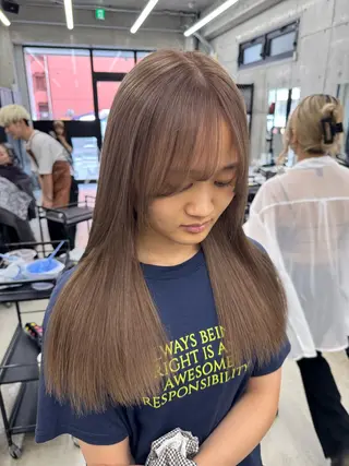 カラー Asami/名古屋/ ハイトーン/デザインのヘアスタイル