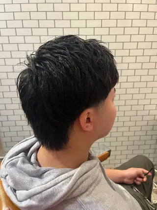 ミディアム クボタ マコトのヘアスタイル