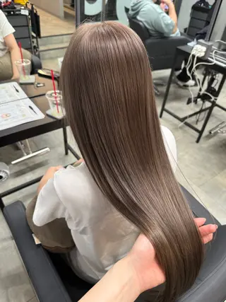 カラー ♡natsumi♡ 透明感カラー🧸🫧のヘアスタイル