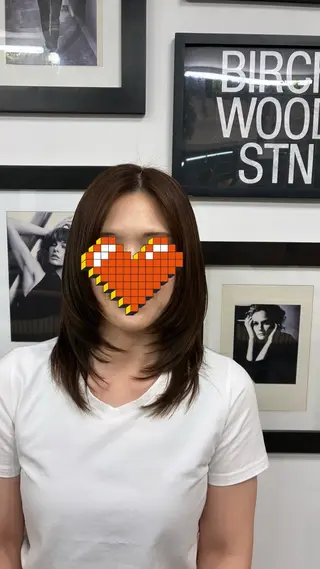 ミディアム FJ Kaminokeのヘアスタイル