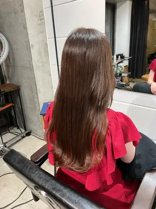 ロング カラー パーマ×透明感カラー MIOのヘアスタイル