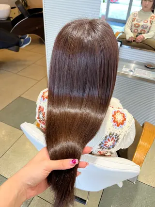 カラー 淡色┊︎ナチュラル 🧁奈那美🧁*.゜のヘアスタイル