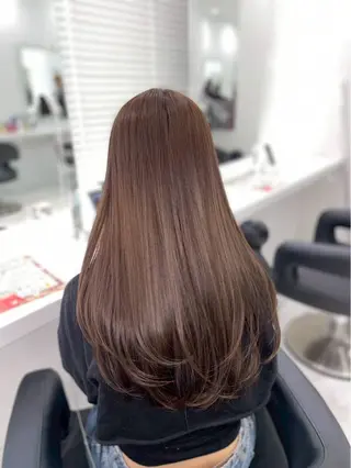 ロング カラー 🍀ブラウンベージュ sakura🍀のヘアスタイル