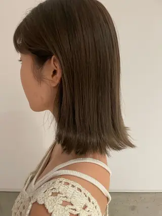 ミディアム カラー kilto.きょうか 🍑カットモデル🍑のヘアスタイル