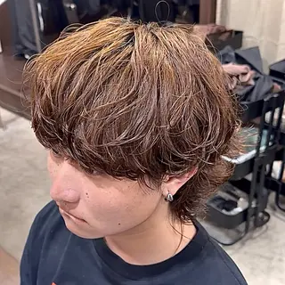 パーマ メンズ スペインカール/ 海外ヘア/RYUのヘアスタイル