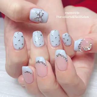 ミディアム ネイル 🐾enen style 🐾のネイルデザイン