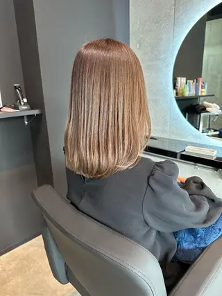ミディアム 坂元 智信のヘアスタイル