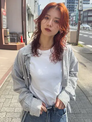 ミディアム 米澤 俊輔のヘアスタイル