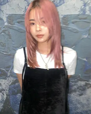 ミディアム カラー ヘアアレンジ ウルフカット モデル募集中！ミカのヘアスタイル
