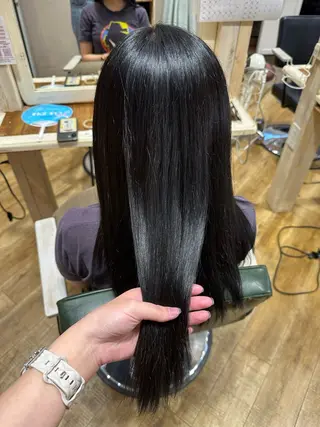 カラー 東浦　髪質改善カラー 透明感カラーのヘアスタイル