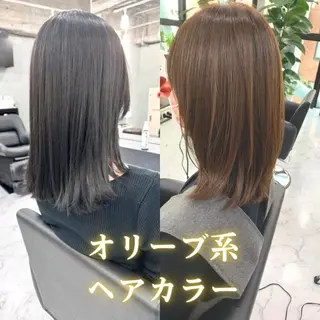 セミロング Endearing 🌟銀座のヘアスタイル